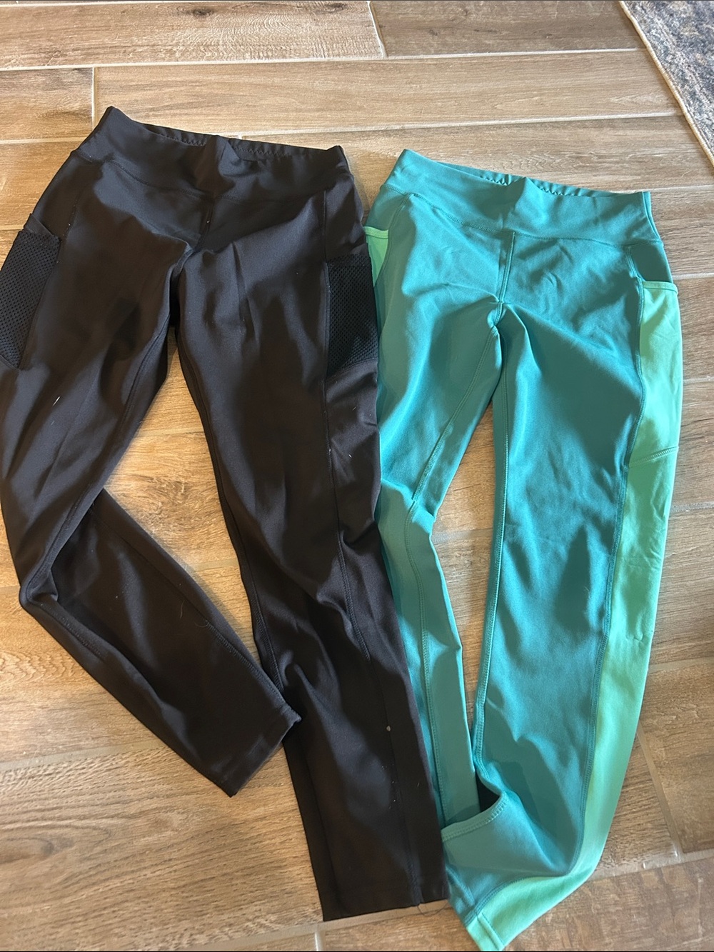 POP Fit Teal and Mint women’s ' Active Leggings set of 2